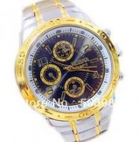 Hodinky Stříbrné, pozlacený okolo